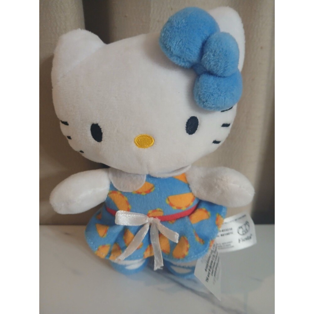 Sanrio Hello Kitty Taco Dress Small Plush Stuffed Toy Girls Plushies